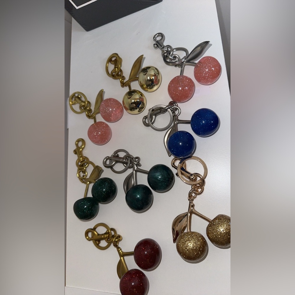 Multi Colors Cherry Bag Charms